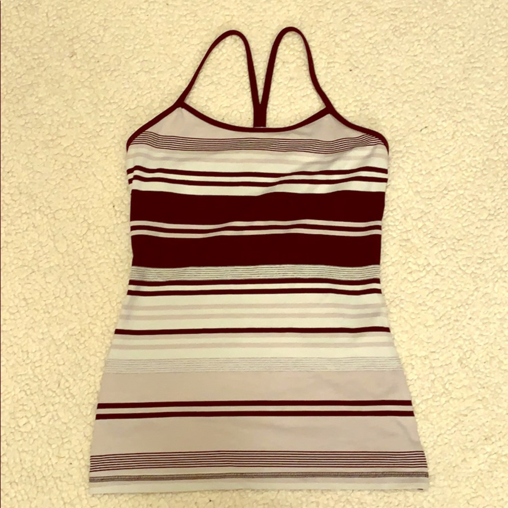 Lululemon Striped Tank Size 6